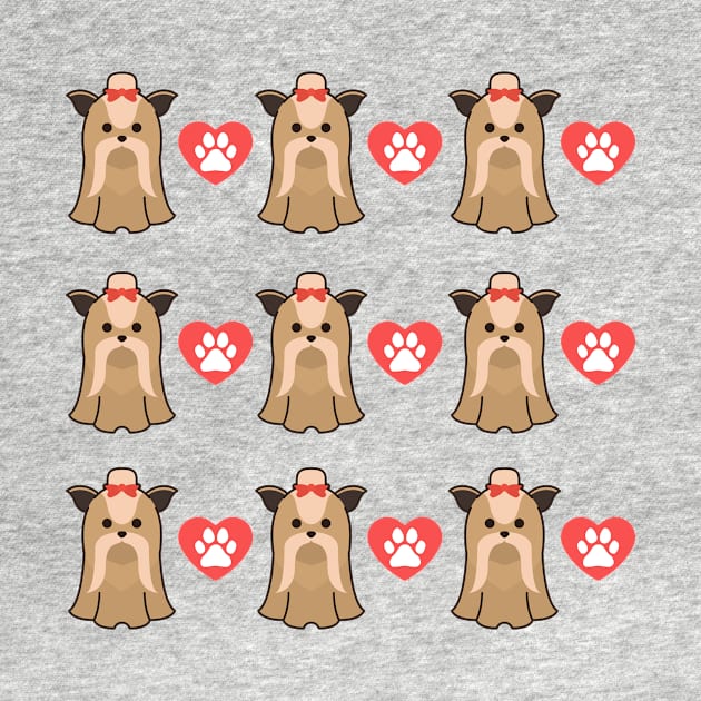 Shih Tzu dog lover cute pattern by Maful